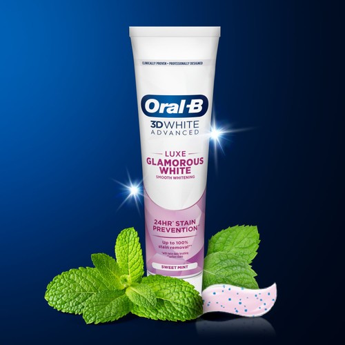 Oral-B 3D Glamorous White Smooth Whitening Toothpaste thumbnail 3