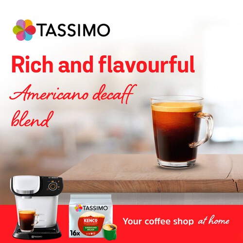 Tassimo Kenco Americano Decaff Coffee Pods x16 thumbnail 2