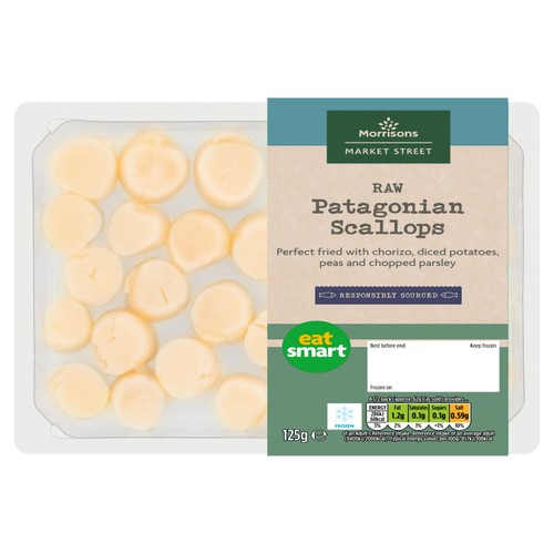 Morrisons Raw Patagonian Scallops thumbnail 2