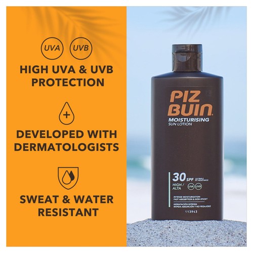 Piz Buin Moisturising Sun Lotion SPF30 thumbnail 5