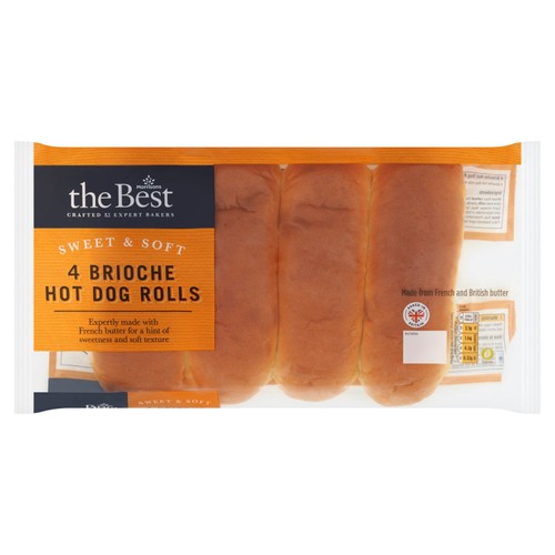 Morrisons The Best Brioche Hot Dog Rolls