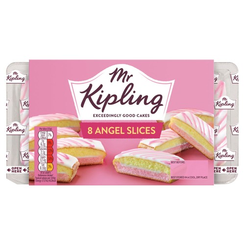 Mr Kipling Angel Slices Cakes Multipack Snack 8pk thumbnail 2
