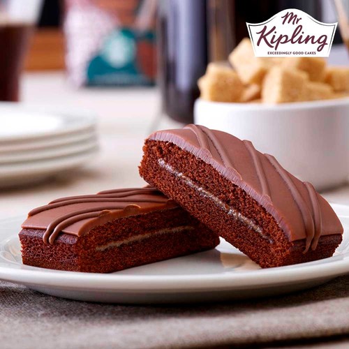 Mr Kipling Chocolate Slices Cakes Multipack Snack 8pk thumbnail 4