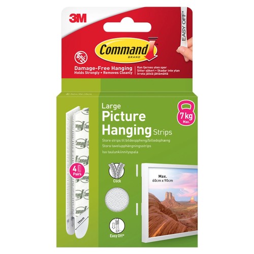Command Large Pic Hang Strips