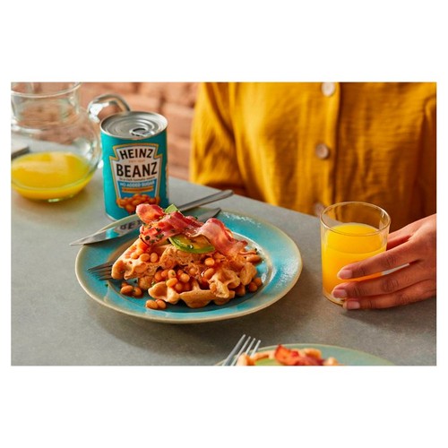 Heinz No Added Sugar Baked Beans in a Rich Tomato Sauce 6 x 415g thumbnail 3