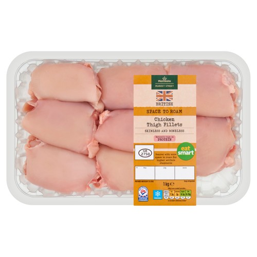 Morrisons British Boneless Chicken Thigh Fillets 1kg