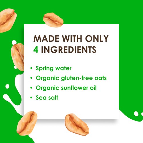 Rude Health Organic Unsweetened Oat Drink 1L thumbnail 3