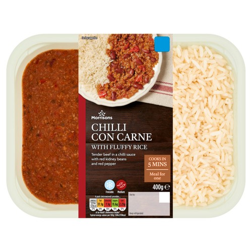 Morrisons Tex Mex Chilli Con Carne & Rice