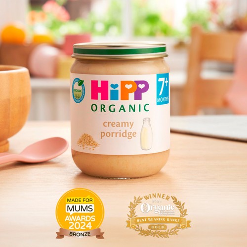 HiPP Organic Creamy Porridge Baby Food Jar 7+ Months thumbnail 2