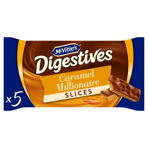McVitie's Milk Chocolate Caramel Millionaire Biscuit Slices Multipack