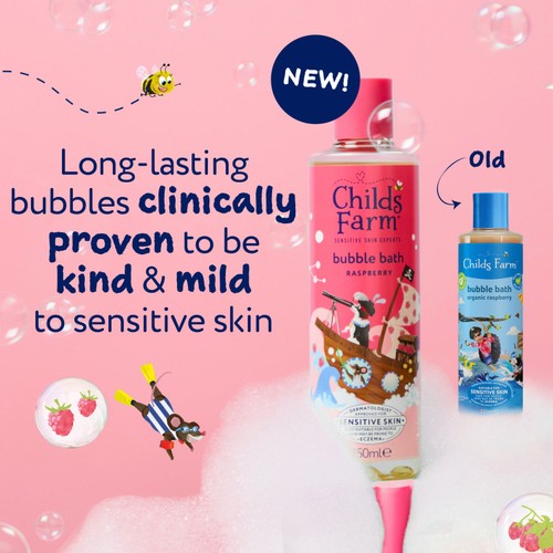 Childs Farm Raspberry Extract Bubble Bath 250ml thumbnail 5