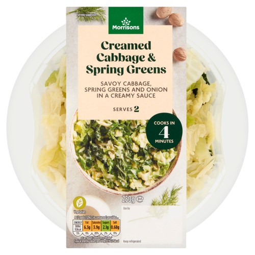 Morrisons Creamed Cabbage & Spring Greens