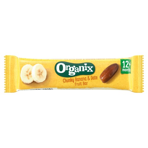 Organix Banana & Date Organic Fruit Snack Bars Multipack thumbnail 2