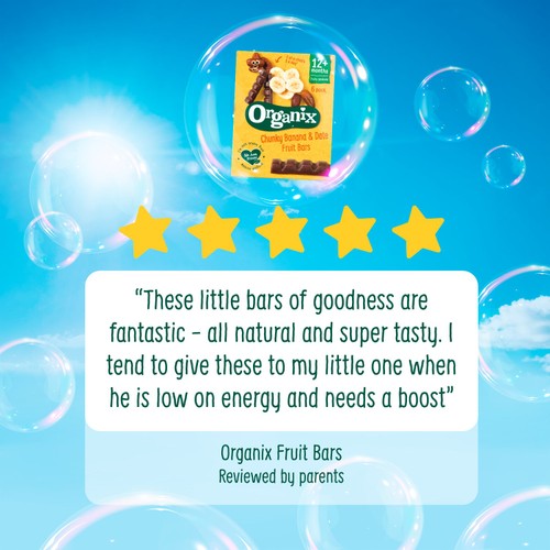 Organix Banana & Date Organic Fruit Snack Bars Multipack thumbnail 3