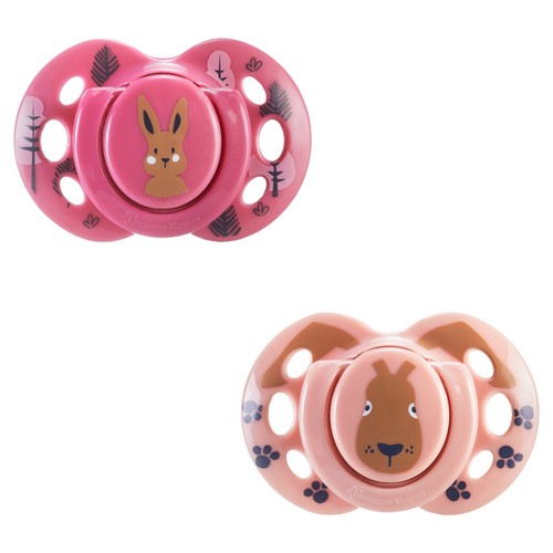 Tommee Tippee Fun Style Orthodontic Soothers 18-36M
