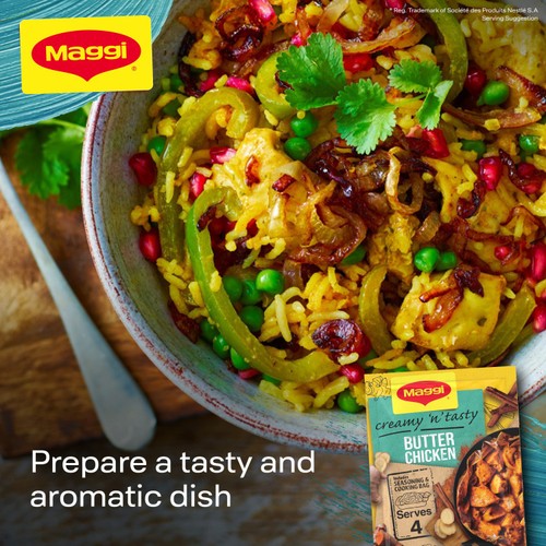 Maggi  Juicy Creamy Butter Chicken Herb and Spice Seasoning Mix thumbnail 6