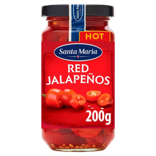 Santa Maria Hot Red Jalapenos 200g