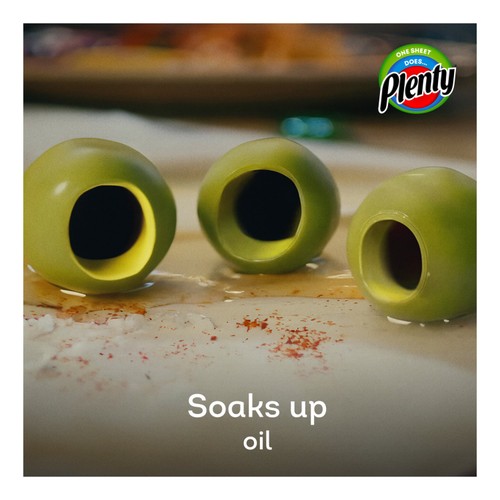 Plenty White Kitchen Towel 1 Roll thumbnail 2