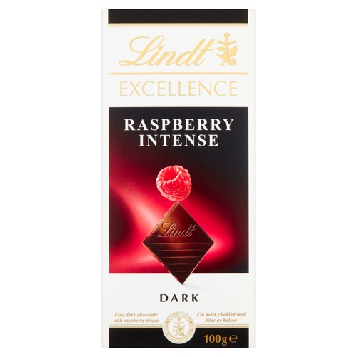 Lindt Excellence Dark Raspberry Chocolate Bar 100g thumbnail 2