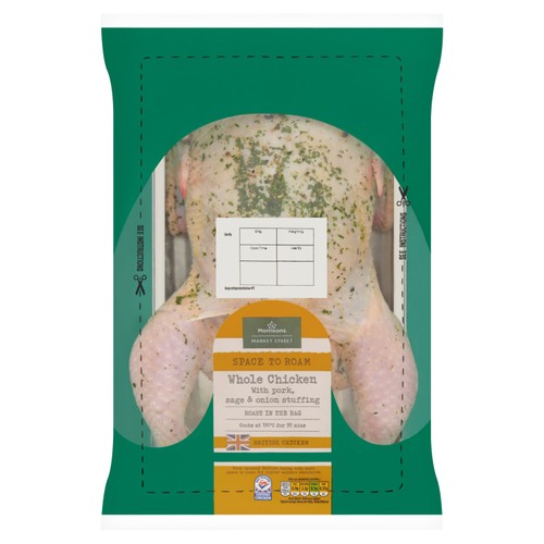 Morrisons British Cook in The Bag Stuffed Whole Chicken 1.6kg