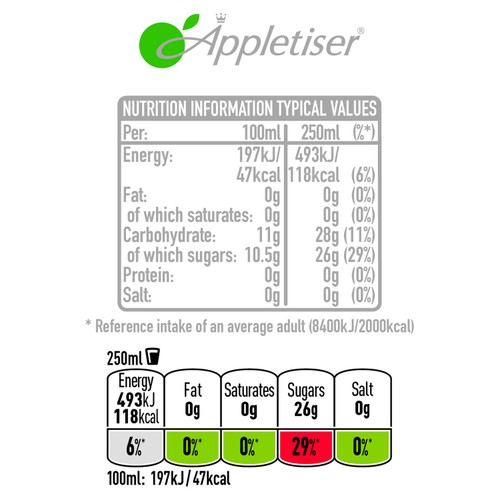 Appletiser Sparking Apple Juice 6 x 250ml thumbnail 2