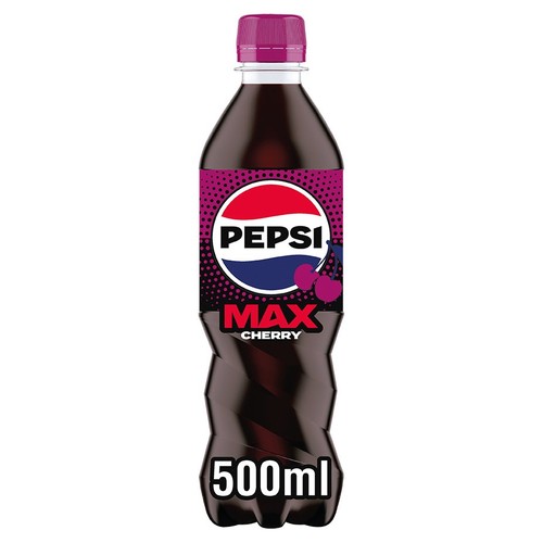 Pepsi Max Cherry No Sugar Cola Bottle