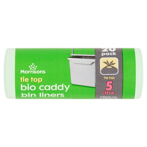 Morrisons 5L 20 Bio Caddy Pedal Bin Liners