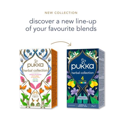 Pukka Organic Herbal Tea Collection, Four Flavours 20 Herbal Tea Bags thumbnail 4