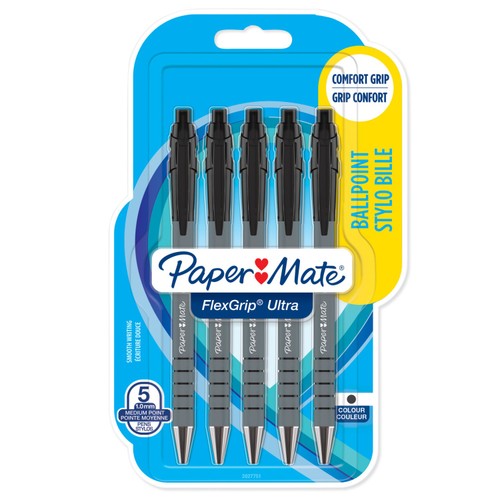 Paper Mate Flex Grip Ultra Black Ball Point
