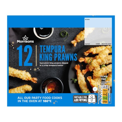 Morrisons 12 Tempura Prawns