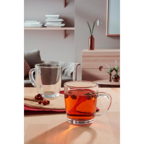 Morrisons Glass Tea Mug thumbnail 2