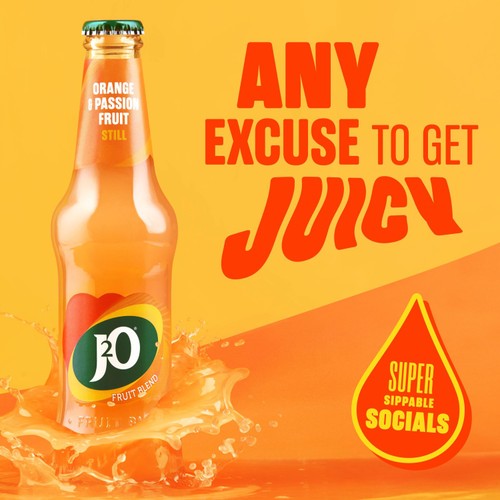 J2O Orange & Passion Fruit 10 Bottles thumbnail 5
