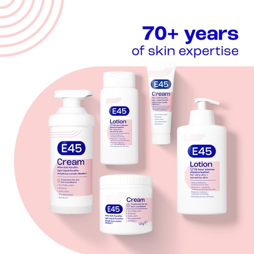 E45 Moisturiser Lotion, Body, Face And Hand Lotion For Very Dry Skin thumbnail 3