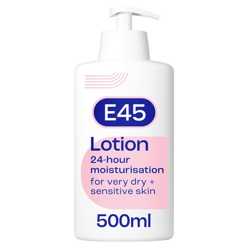 E45 Moisturiser Body Lotion for Dry & Sensitive Skin   500ml