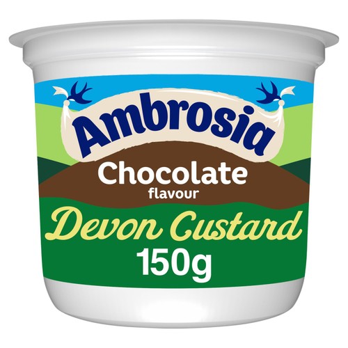 Ambrosia Chocolate Custard Dessert Snack Pot 150g