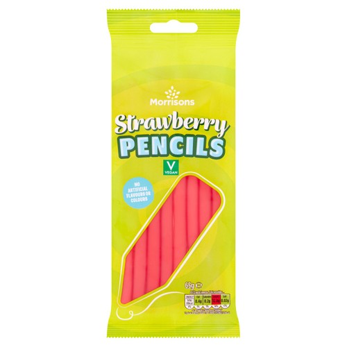Morrisons Strawberry Pencils 75g