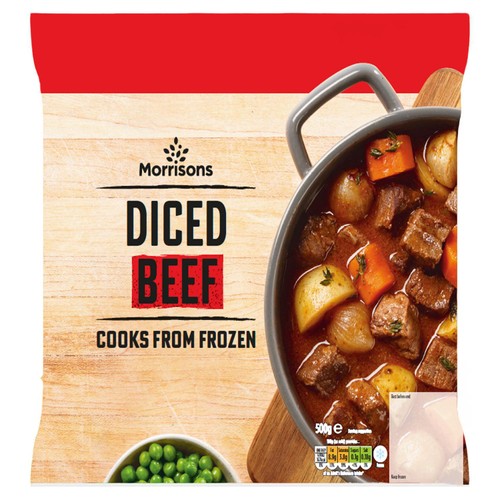 Morrisons Diced Beef 500g