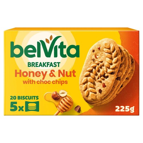 Belvita Honey & Nut with Chocolate Chips Cereal Snack Bars Multipack