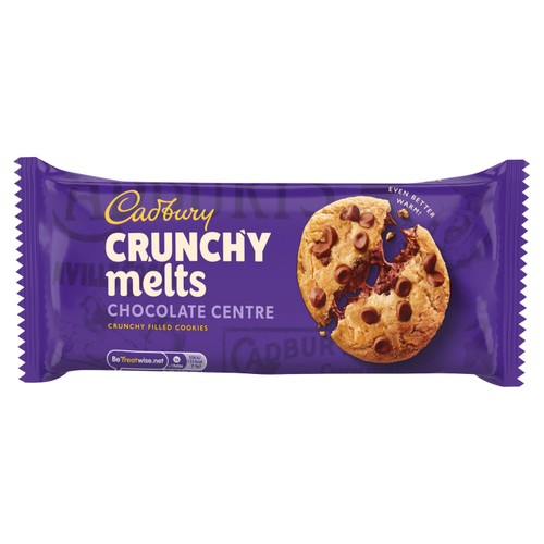 Cadbury Crunchy Melts Chocolate Centre Chocolate Chip Cookies thumbnail 2