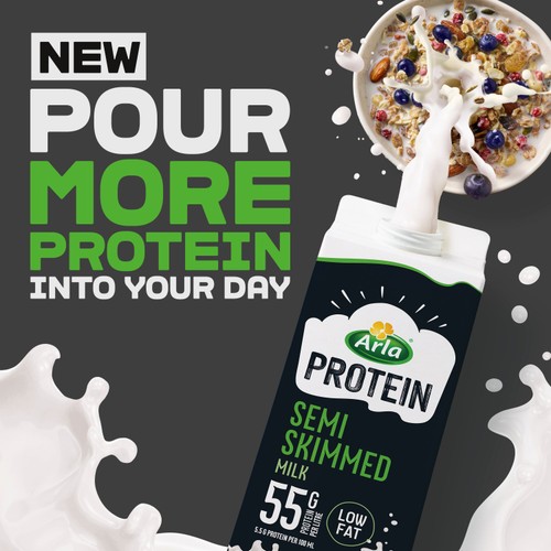 Arla Protein Semi Skimmed Milk 1L thumbnail 3