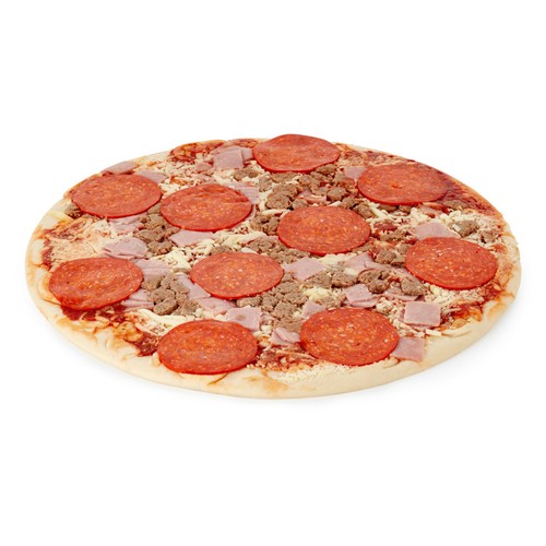 Market Street Mighty Meaty Thin Stonebaked 14" Pizza thumbnail 2