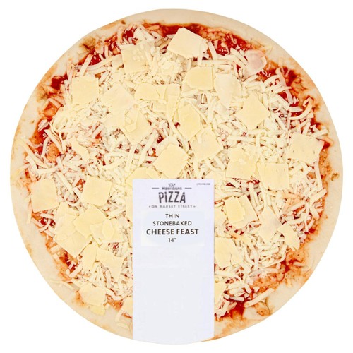Market Street Extra Cheesy Thin Stonebaked 14" Pizza