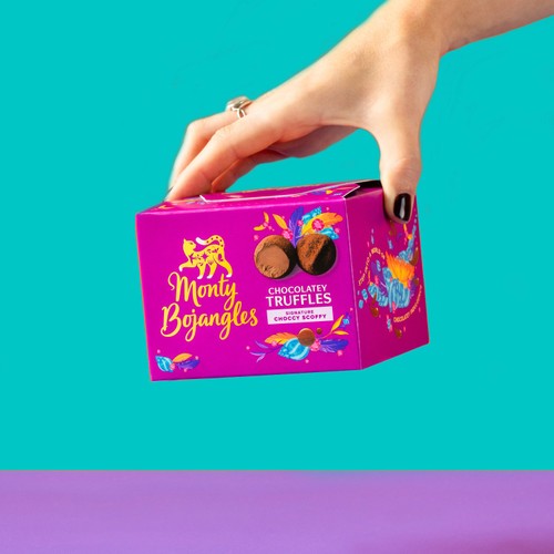 Monty Bojangles Chocolatey Truffle Gift Box 135g thumbnail 3