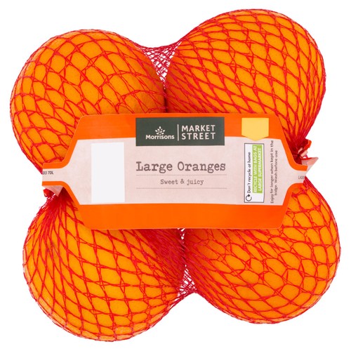 Morrisons Large Oranges 4 Pack