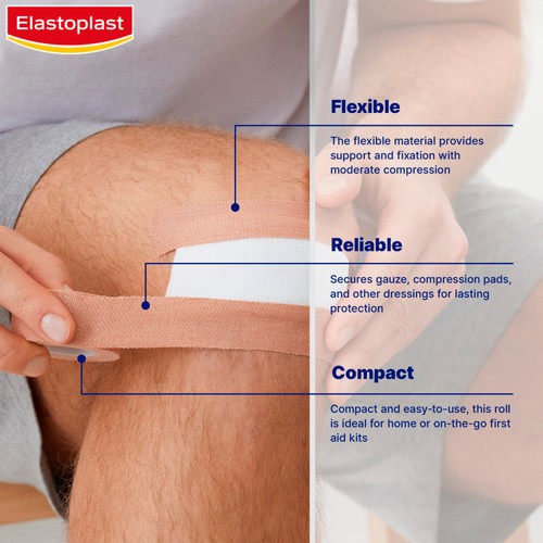 Elastoplast Fabric Roll Plaster 3m x 2.5cm thumbnail 4
