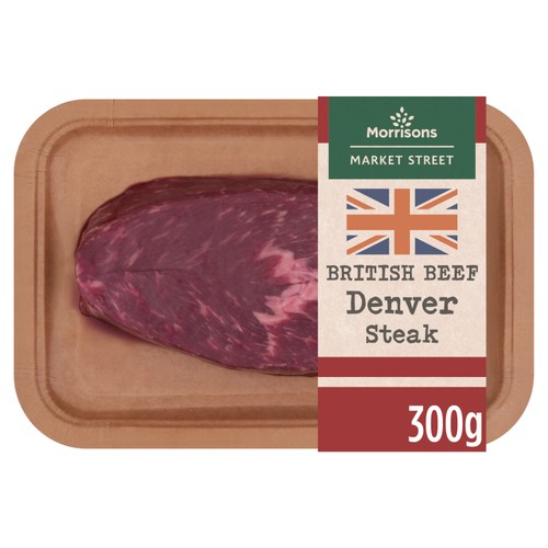 Morrisons British Beef Denver Steak 300g
