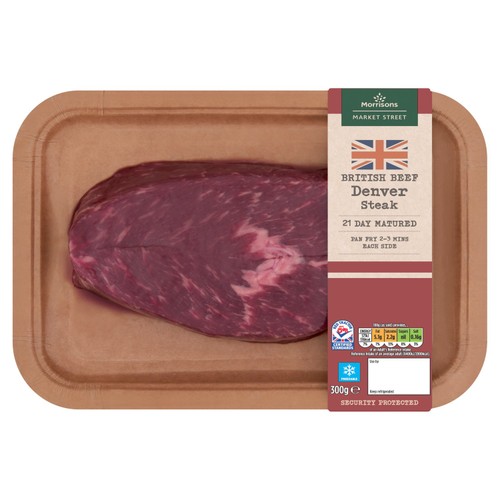 Morrisons British Beef Denver Steak 300g thumbnail 2