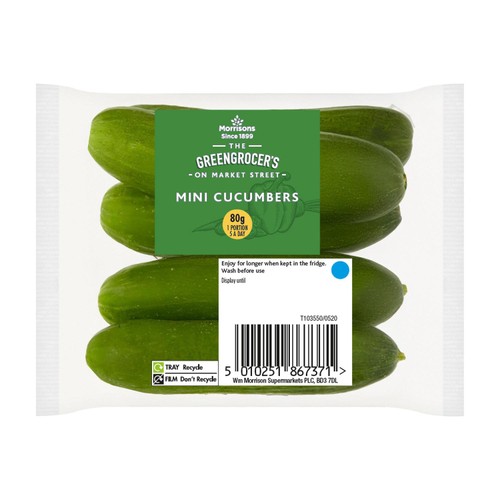 Morrisons Mini Cucumbers 200g