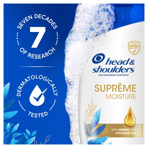 Head and Shoulders Anti Dandruff Supreme Moisture Shampoo Dry Hair  thumbnail 6