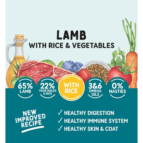 Naturo Adult Dog Lamb & Rice With Vegetables thumbnail 4